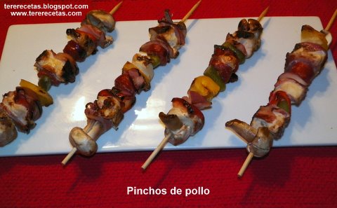 
pinchos De Pollo.
