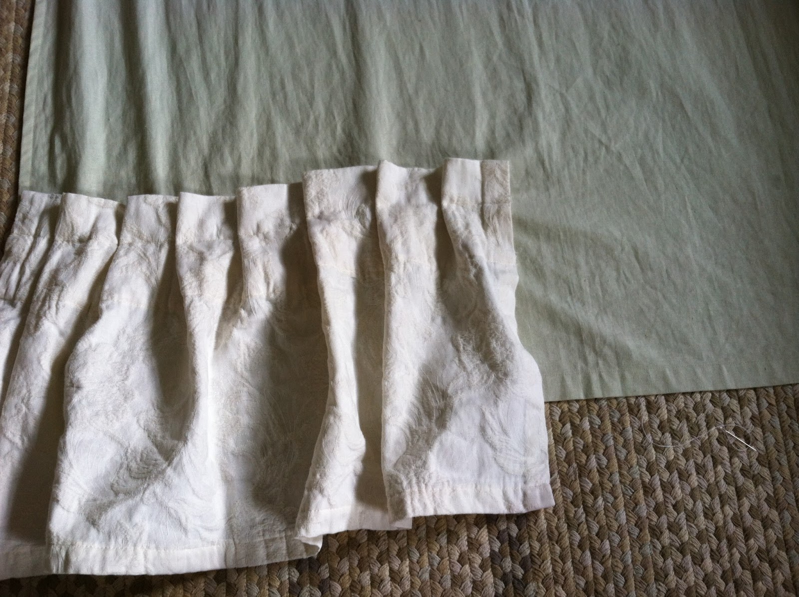 Chelsea's Garage DIY Curtain extension