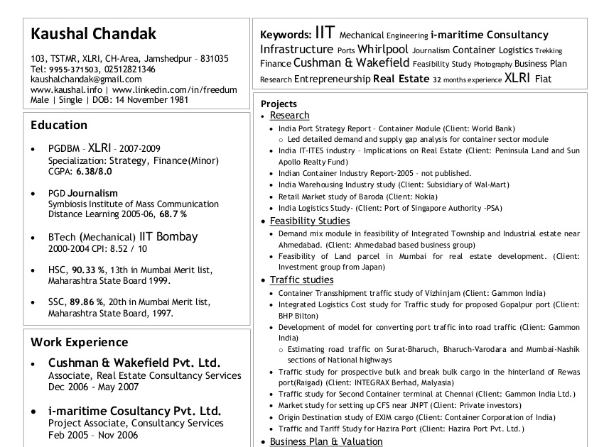 chronological or functional resume