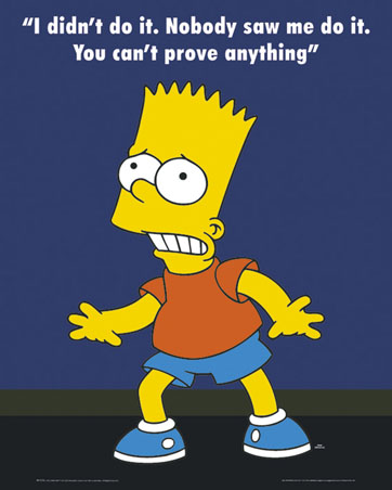 Bart Simpson Confused