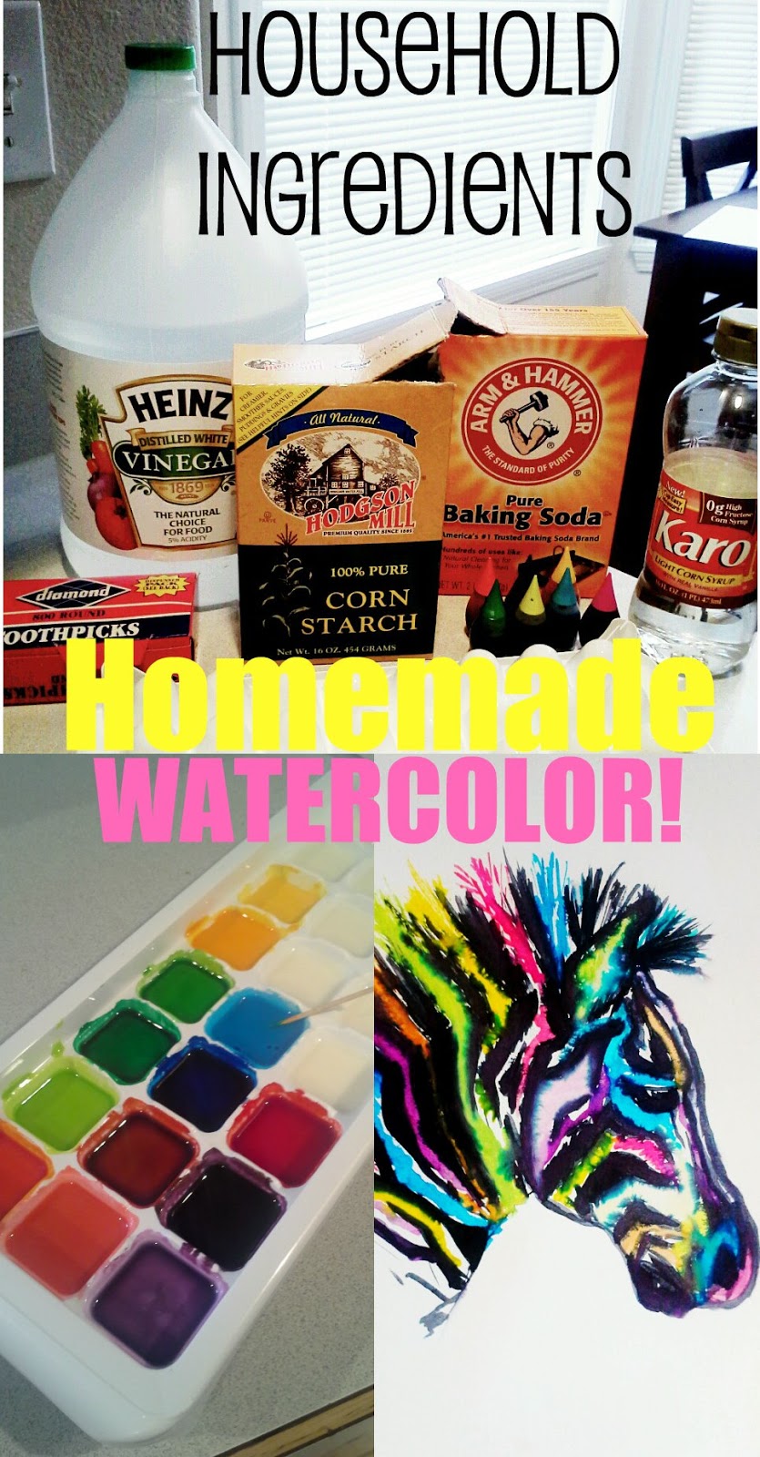 That's So Cuegly Water Color Paints {homemade}