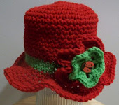 Red Sping Hat w/ladybug