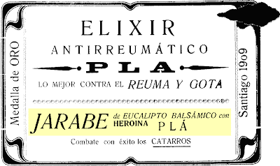 Más eucaliptos,  más   coníferas. Consecuencias de la sed de beneficio$ en la húmeda Galicia. El sector forestal. 1910_Anuncio+jarabe+Pla+con+eucalipto+y+heroina