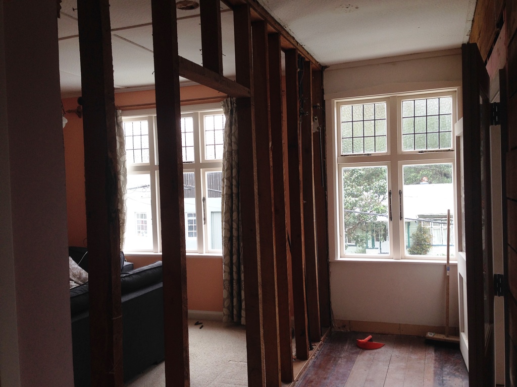 Mrs Cake DIY How to knock down a wall