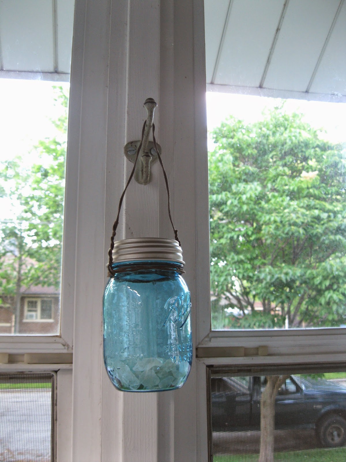 Apron History Mason Jar Solar Light Lanterns