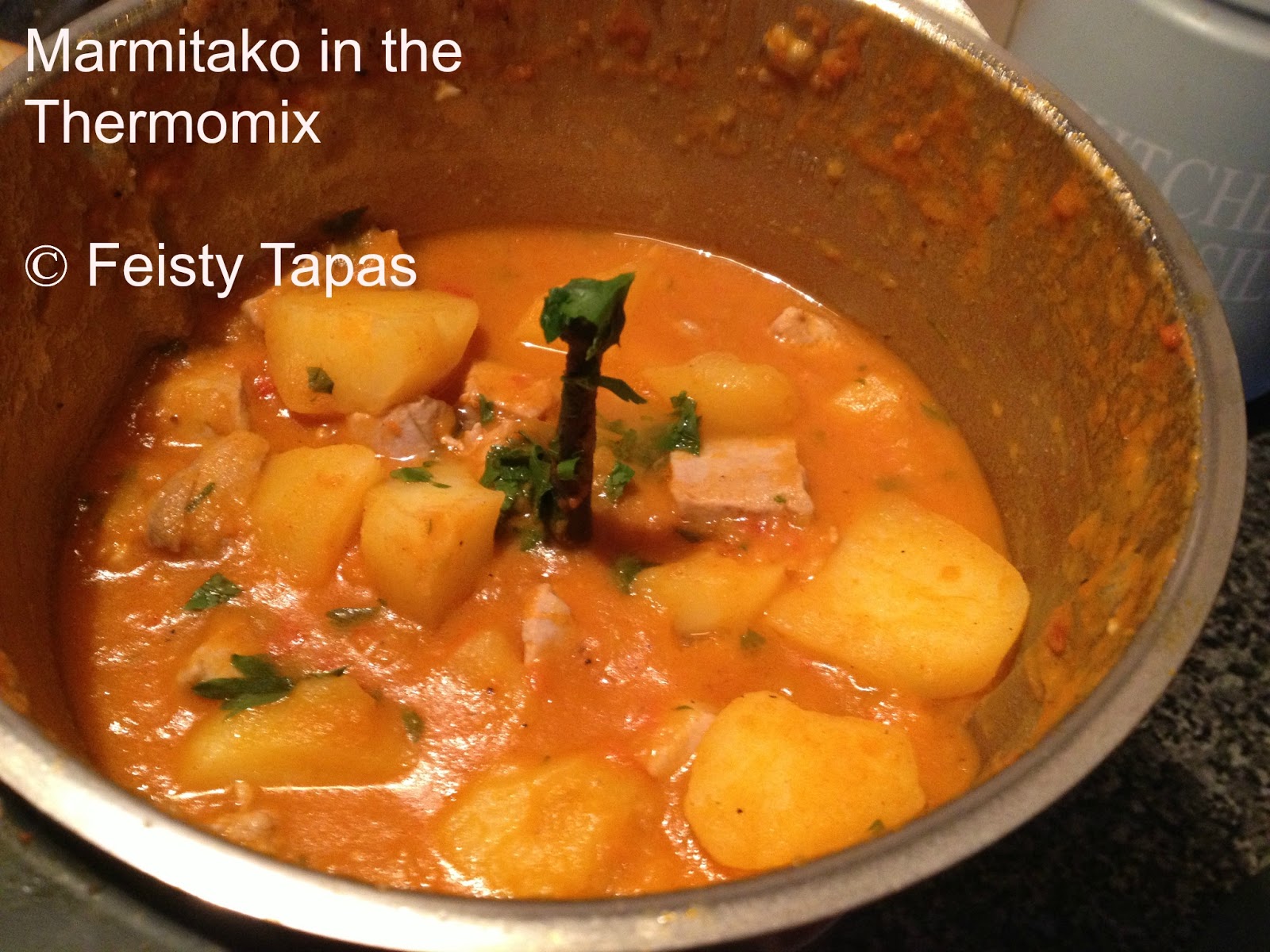 FEISTY TAPAS Thermomix recipe Marmitako (Spanish tuna casserole)