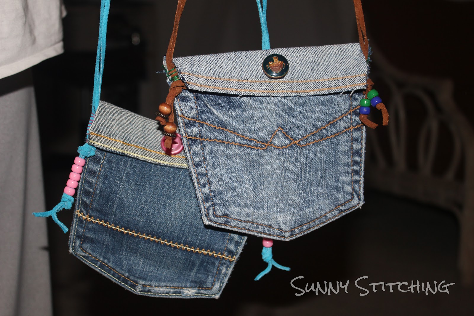 jean pocket purse
