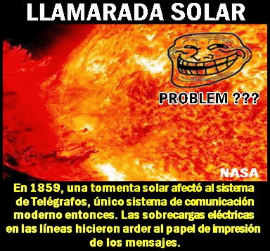 mientras tanto tormenta solar