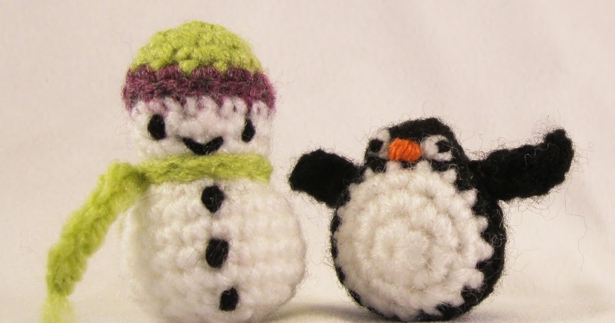 LucyRavenscar - Crochet Creatures: Mini Snowman - free ...