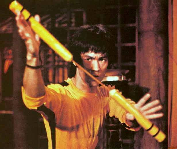 Bruce Lee Movimiento de los Nuchakus