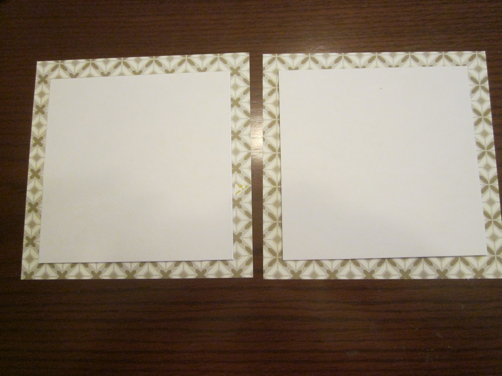 Creating With Carol Double Photo Frame Tutorial