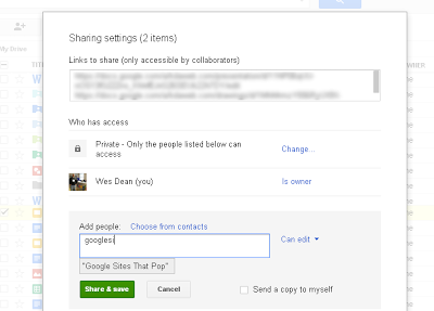 Sharing Files in Google Drive / Google Docs with a Google Group