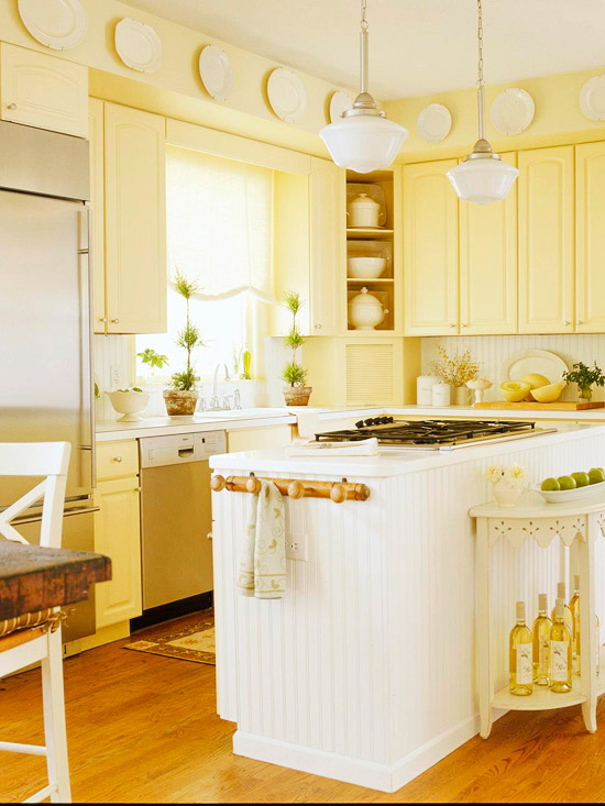 Traditional Kitchen Design Ideas 2014 With Yellow Color | Modern Home Dsgn