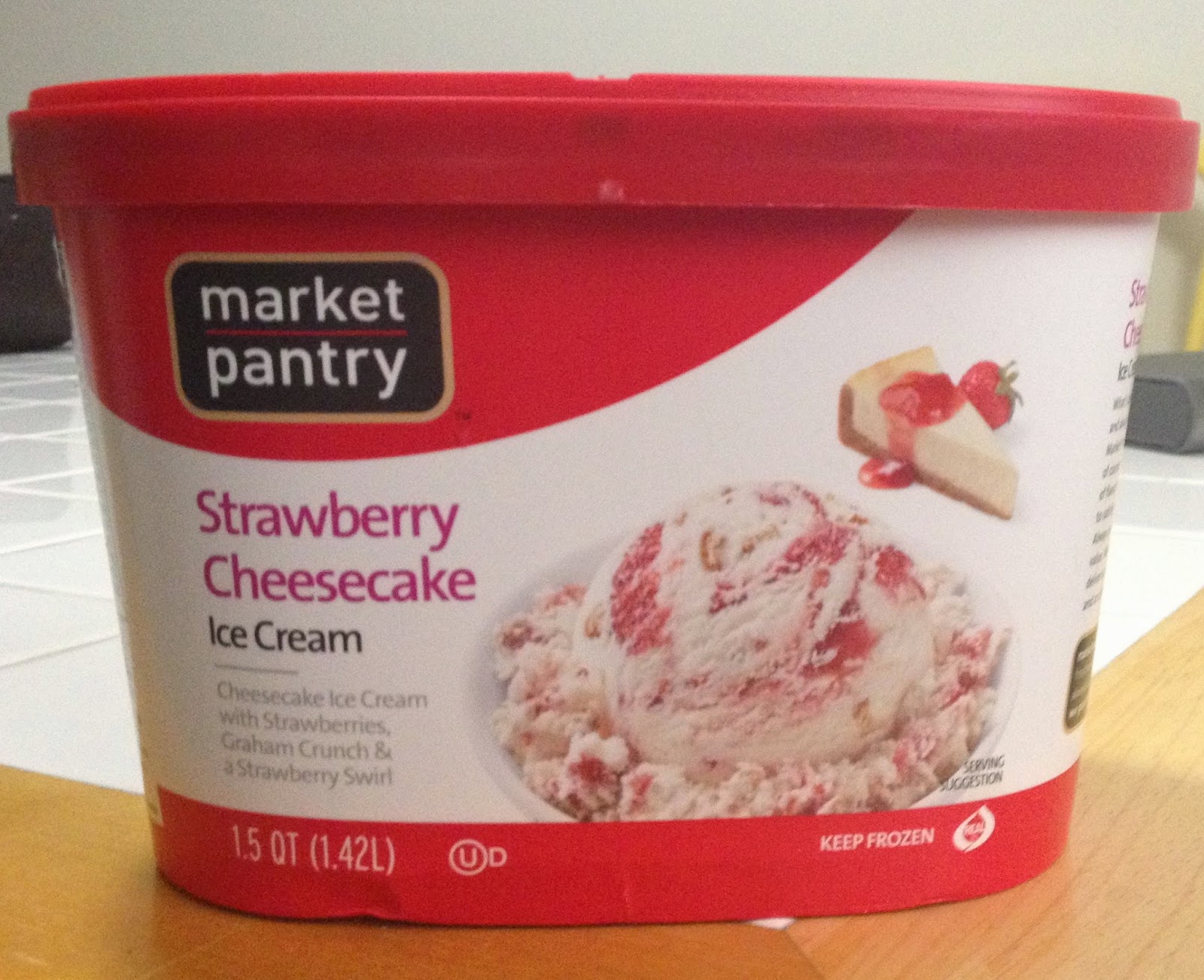 Market Pantry Strawberry Cheesecake Ice Cream