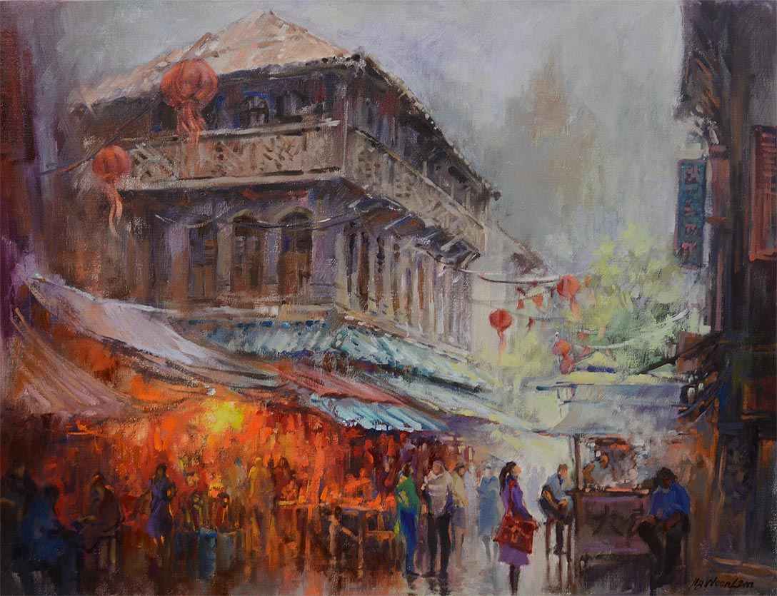 Artist Woon Lam Ng Artworks Singapore Oil Painter 黄运南新加坡水彩与油画家 July 2012