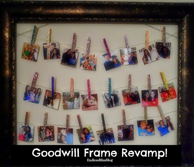 Endless Bliss Happy Lifestyle Blog the post with the goodwill frame.