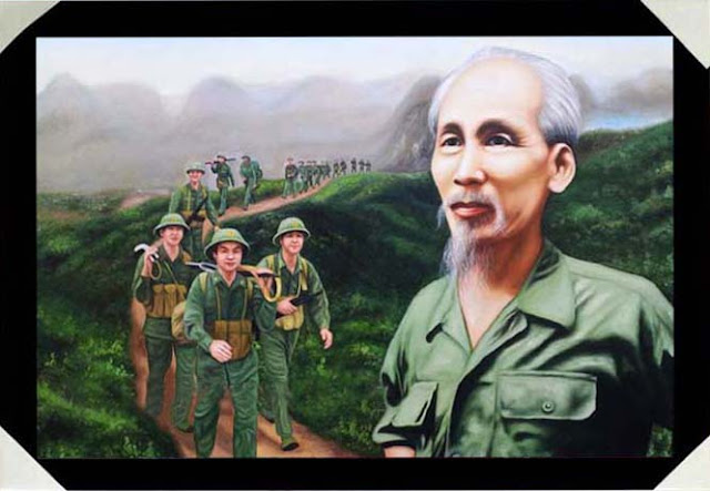 chân dung chủ tịch Hồ Chí Minh