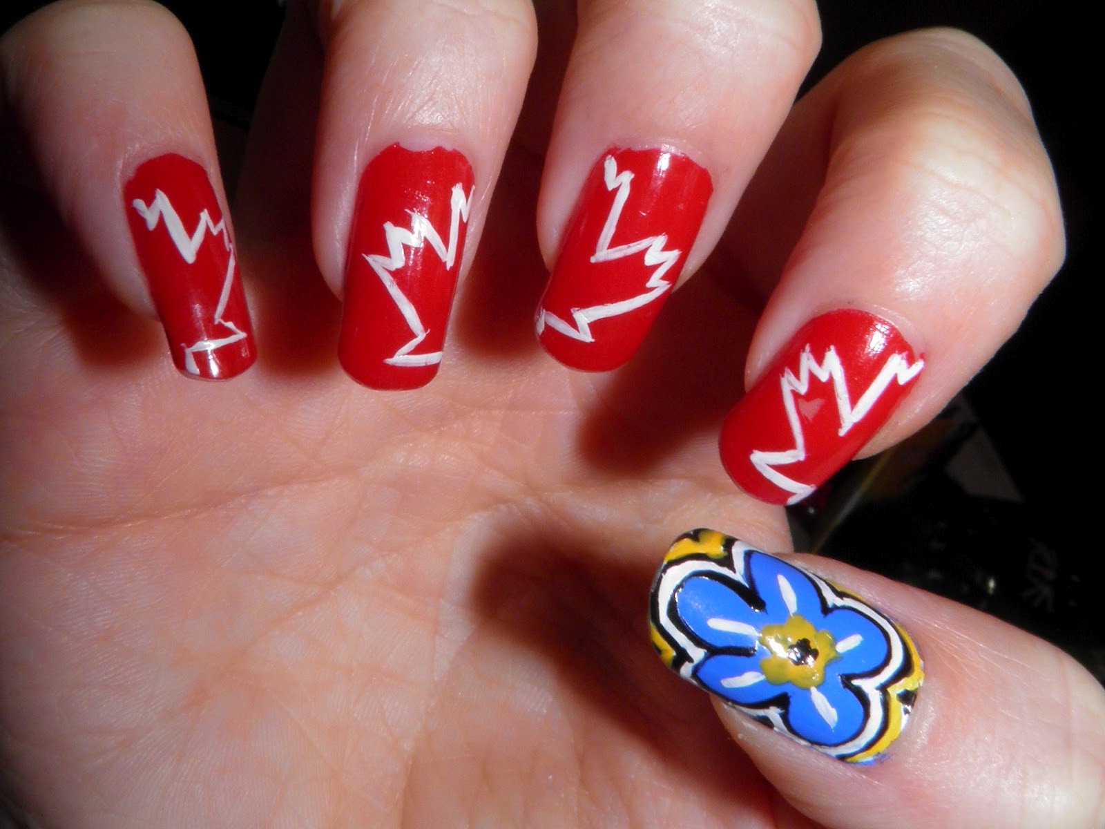 Canada Day Nail Designs - wide 8