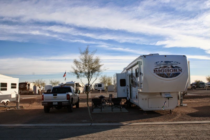 RVing With The Fergs Copper Mountain RV Park , Tacna, AZ January 6, 2015