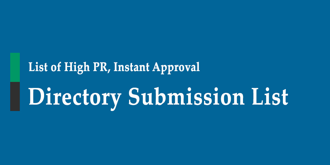 Manually Verified High-PR Blog Directory Sites List