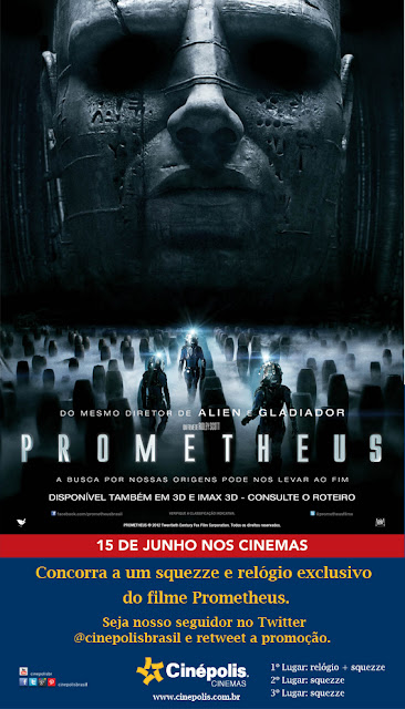 Promo: "Prometheus" em parceria com a Cinepolis Brasil. 2
