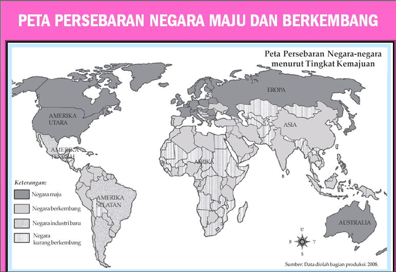 Hachiko Peta Persebaran Negara Maju Da Negara Berkembang