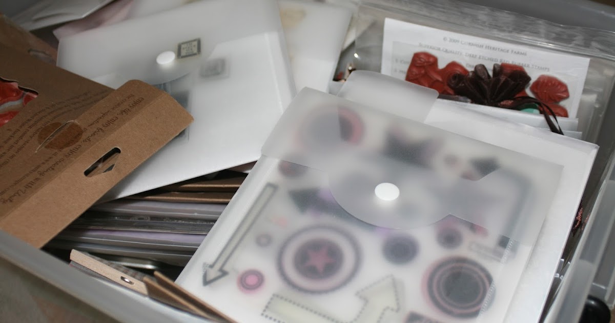 Organizing Our Family Home Organizing acrylic stamps