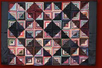 log cabin woven