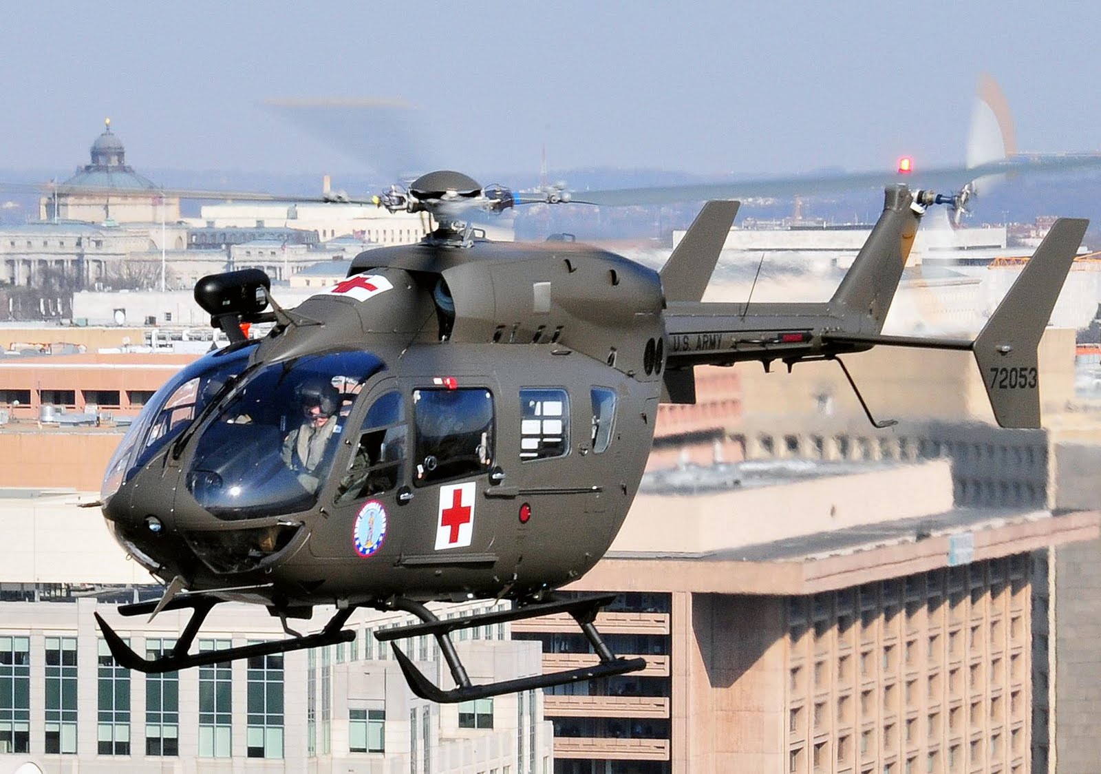 UH72A Lakota US Army Light Utility Helicopter Military Attack