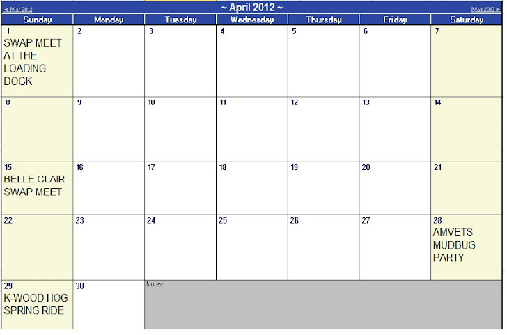 SFMF 2012 Calendar