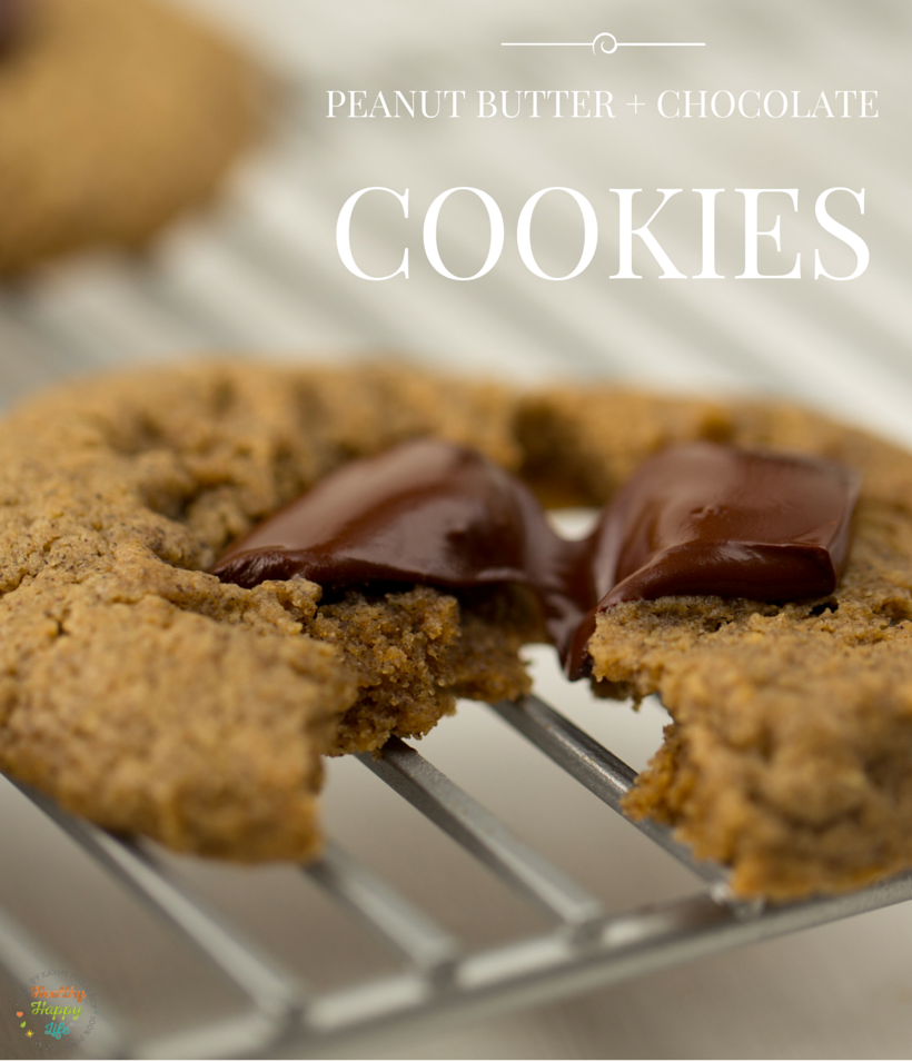 peanut butter chocolate cookies, vegan