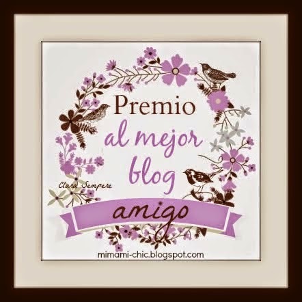 Premio al "Mejor blog amigo"