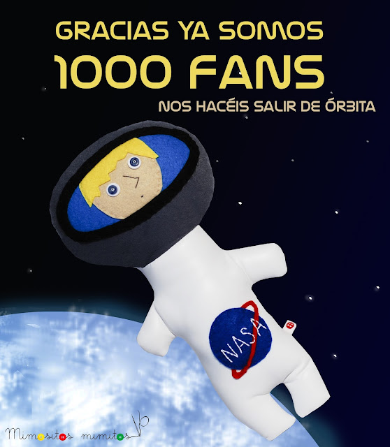 muñeco hecho a mano sorteo astronauta fans facebook concurso gratis free