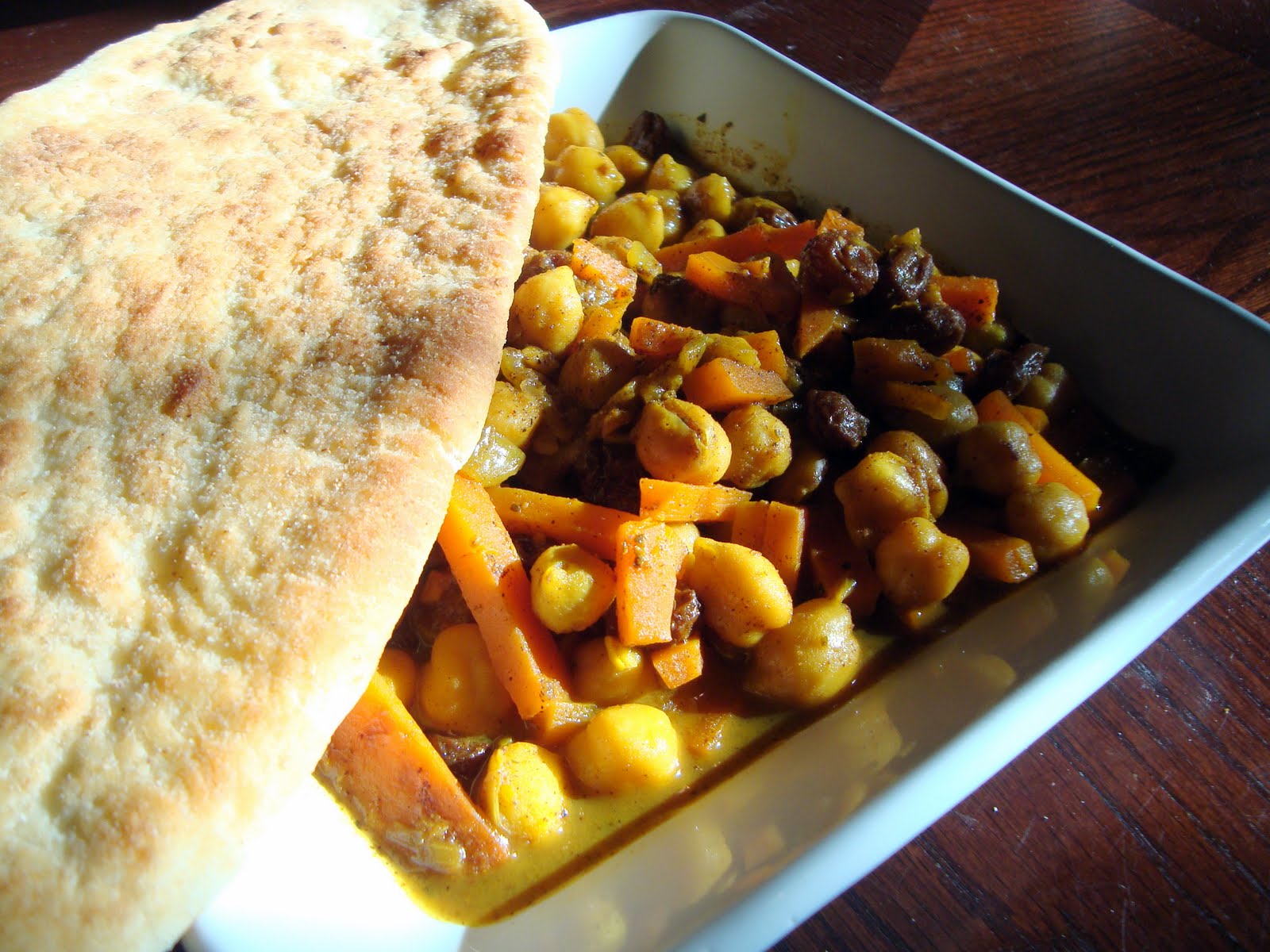 A Couple in the Kitchen Meatless Monday Spicy Chickpea and Carrot Tagine