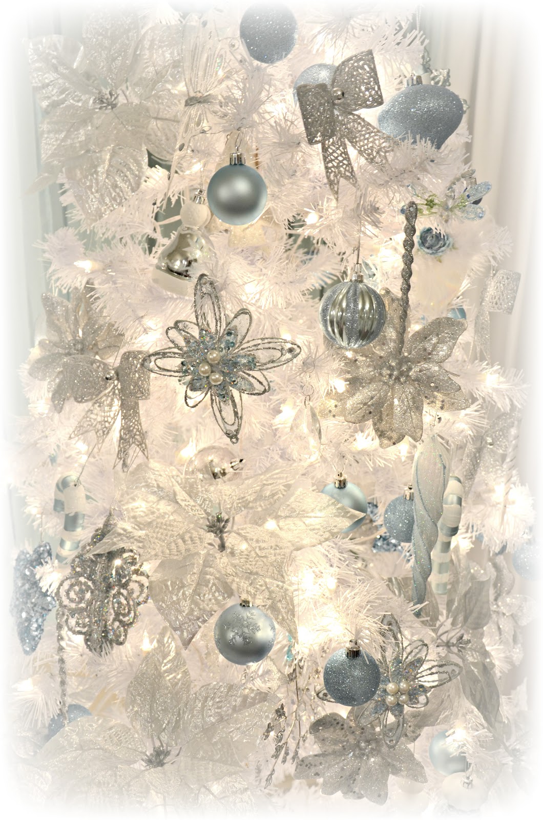 blue and silver tree blue and silver tree