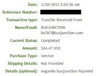 Pagamento BuxJunction - PTCs em Prática