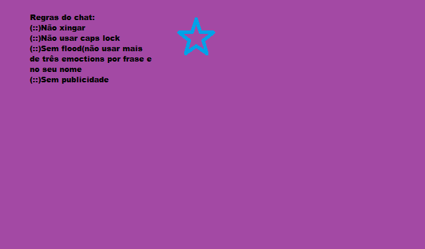 Regras do chat