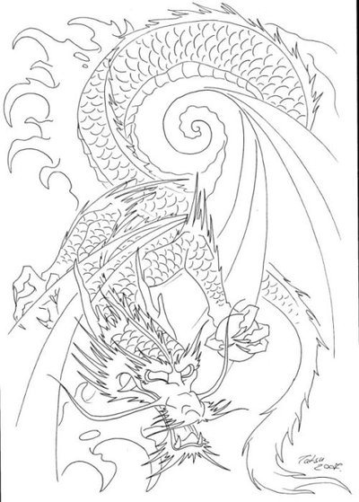 Japanese Chinese Dragons