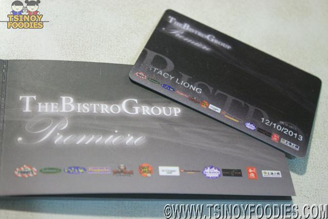 the bistro group premiere card