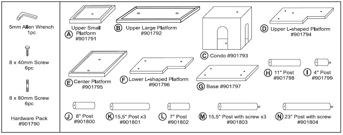 Critter Cages Blog Grreat Choice Deluxe Playground Cat Tree