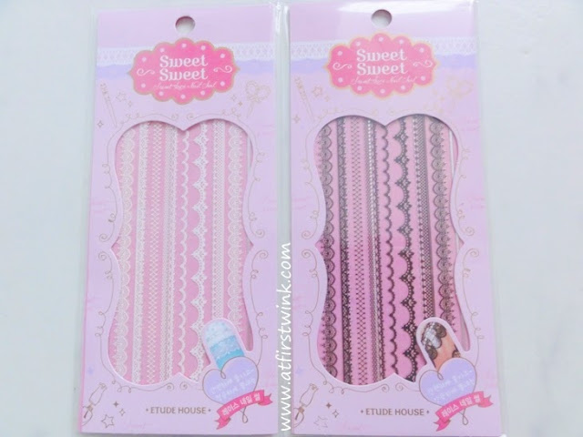 Etude House sweet sweet lace nail stickers