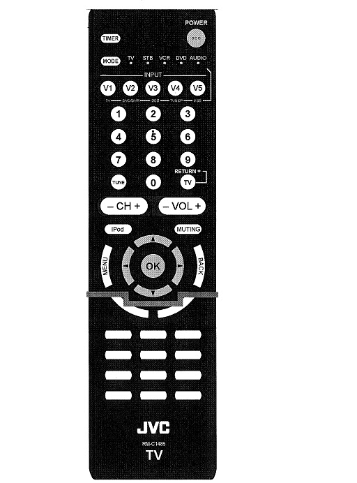 Electro help JVC RM C1485 REMOTE CONTROL SETUP CODE LIST SETUP