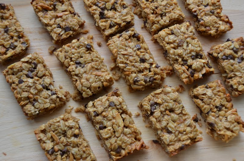 Playing with Flour Peanut butter granola bars