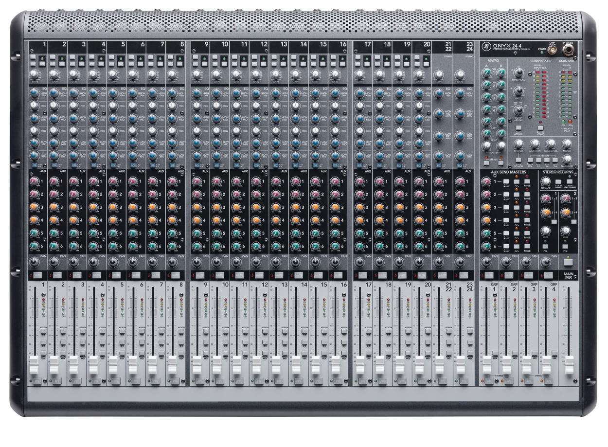 Pro Audio System: Mackie Onyx 24.4 Professional Live Mixer