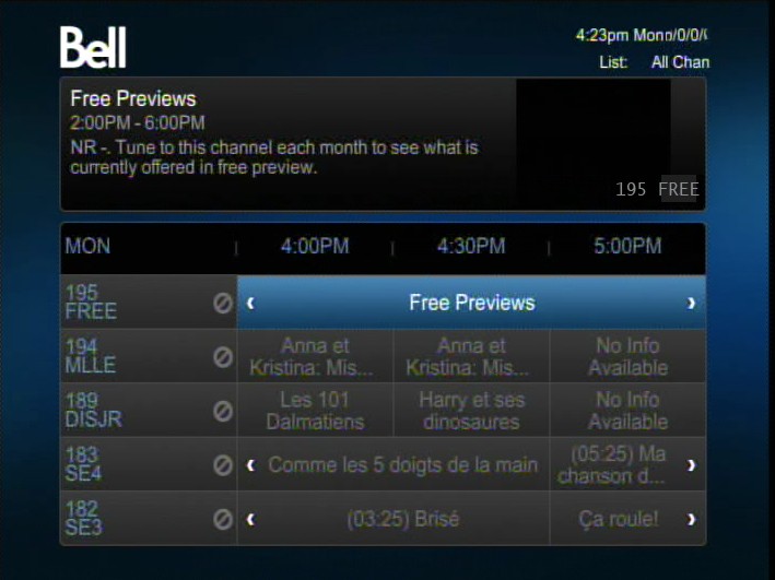 We Connect you with the world Bell TV 6400 High Definition Receiver