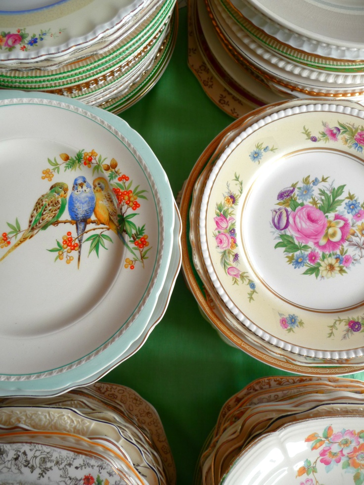 This Little House of Mine Vintage Plates