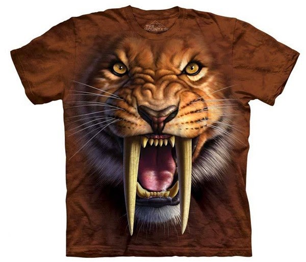 Camiseta Tigre Dientes de Sable
