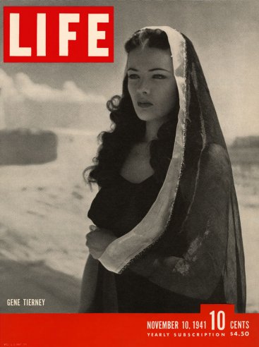 Amazing Historical Photo of Gene Tierney in 1941 