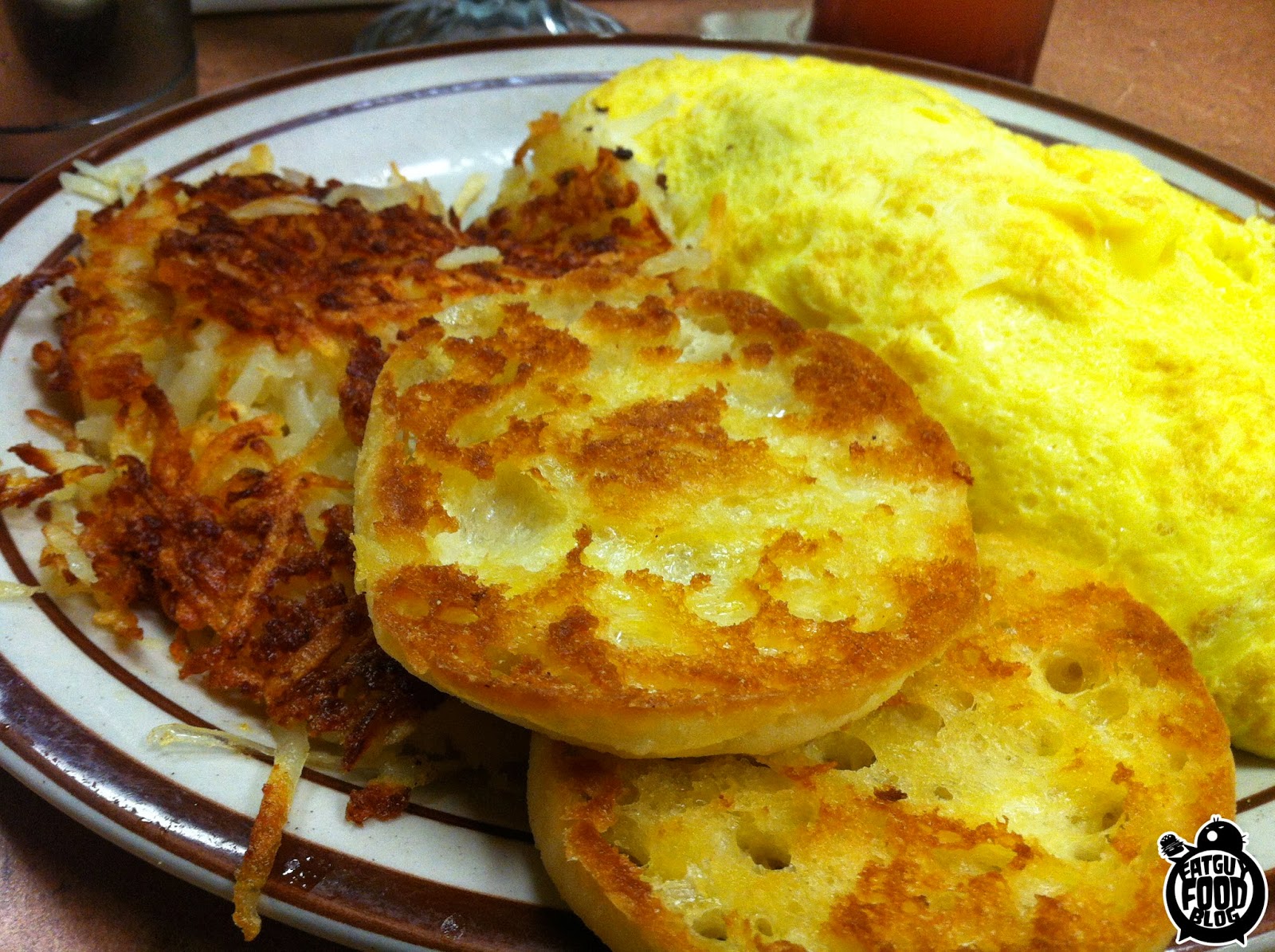 FATGUYFOODBLOG Denny's Build Your Own Omelette!