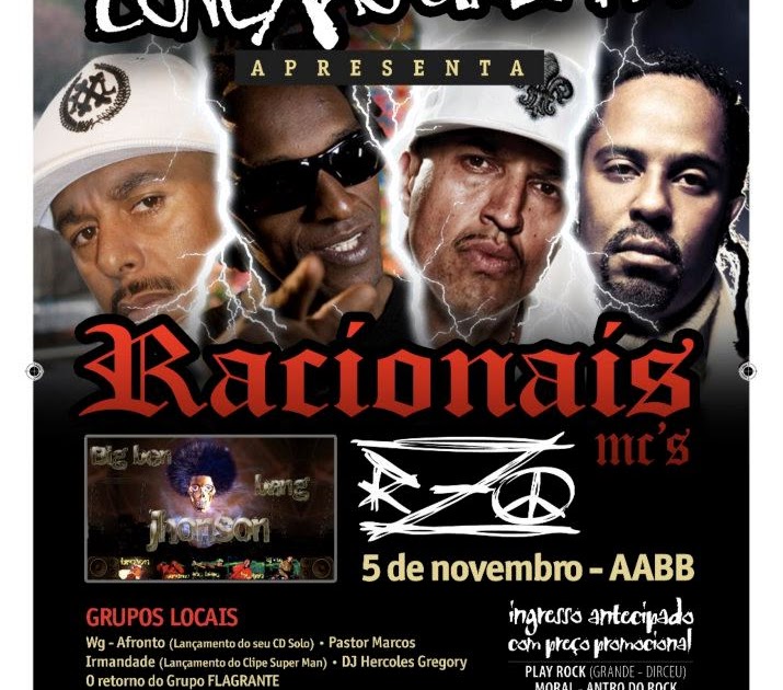 Agenda Cultural de Teresina Racionais mc's em Teresina AABB 5 de